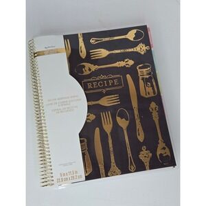 Recollections Recipe Planner Keeper Spiral Cookbook Organizer 252 Pages New